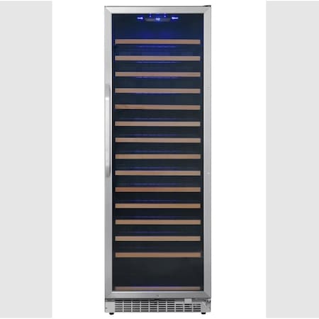 Edgestar 24 Inch Wide BuiltIn or Free Standing Single Zone Wine Cooler with Even Cooling Technology CWR1662SZ